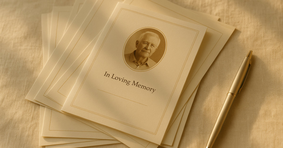 6 Best Free Funeral Program Templates to Download and Print