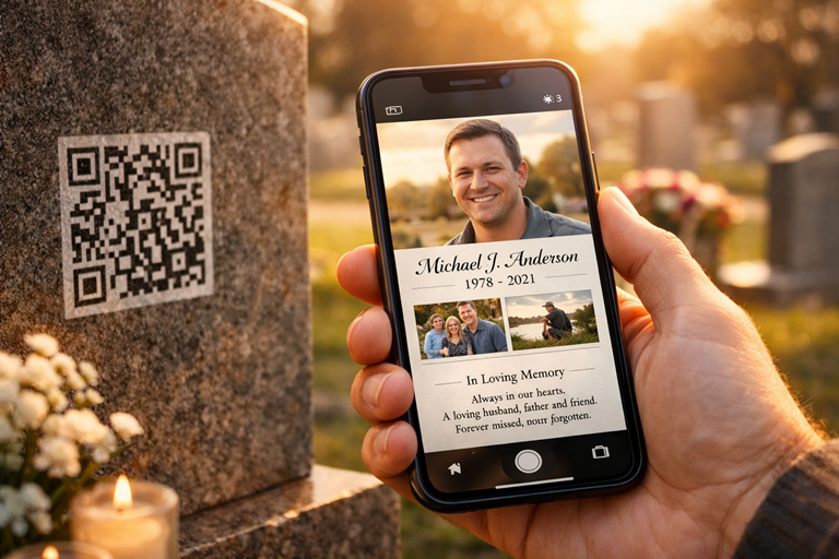 What Is a QR Code Memorial? A Complete Guide for Families