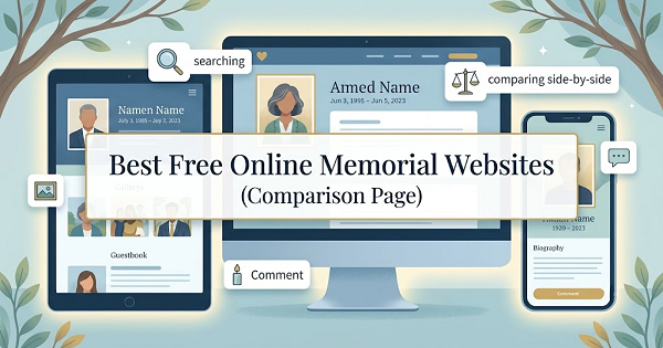 Best Free Online Memorial Websites (Comparison Page)
