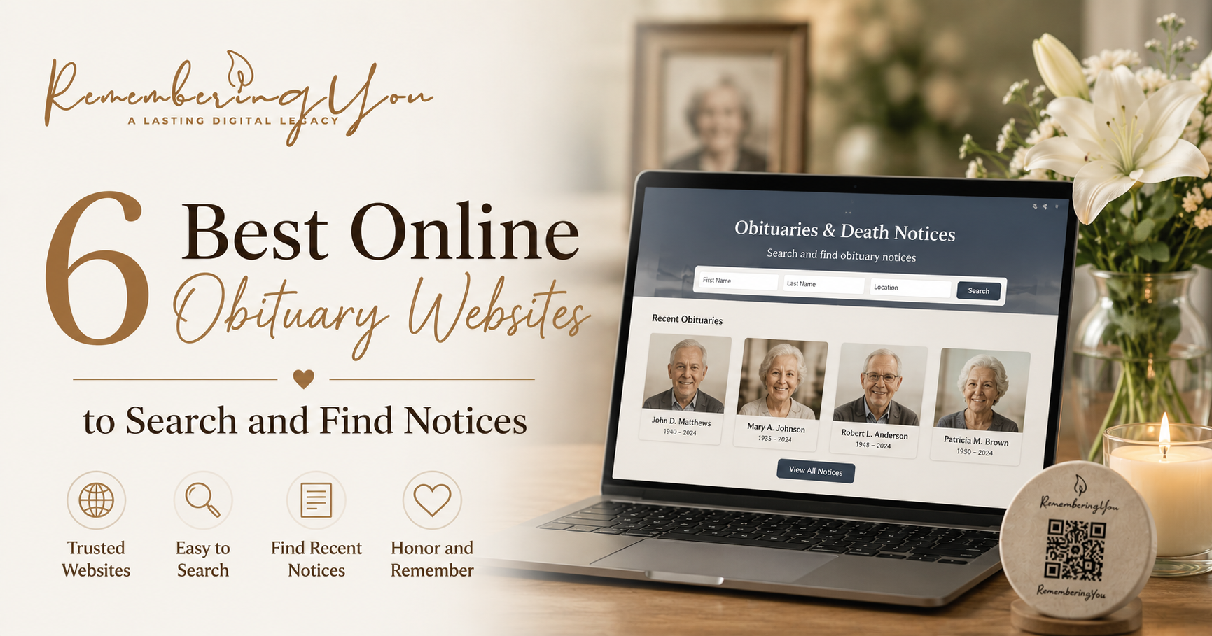 6 Best Online Obituary Websites to Search and Find Notices