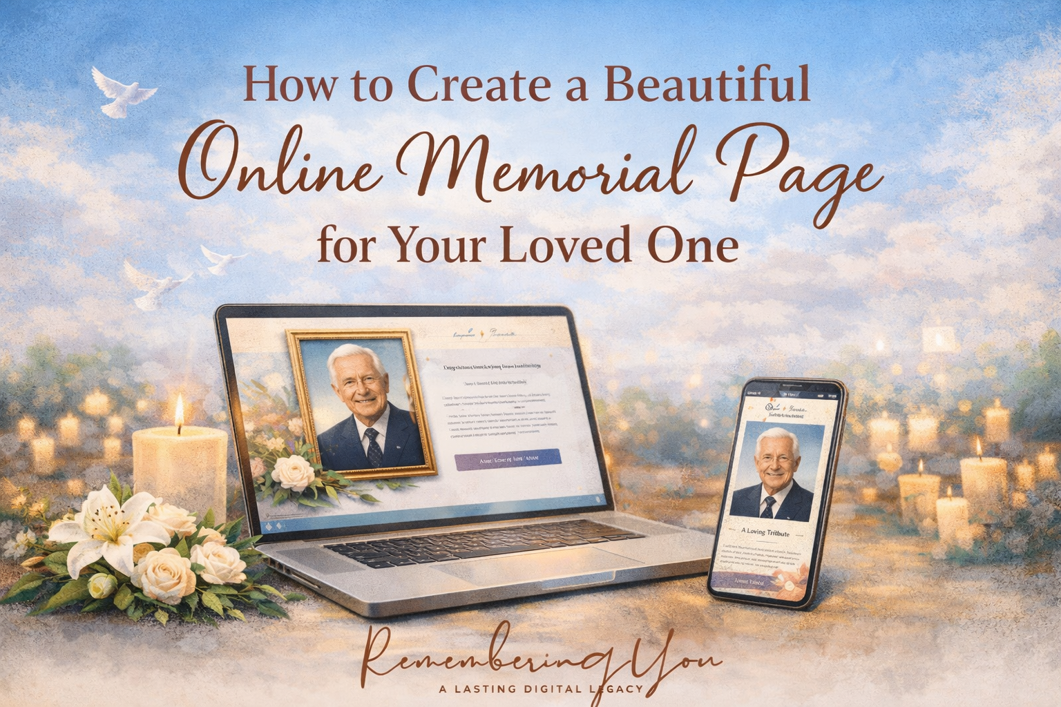 How to Create a Beautiful Online Memorial Page for Your Loved One