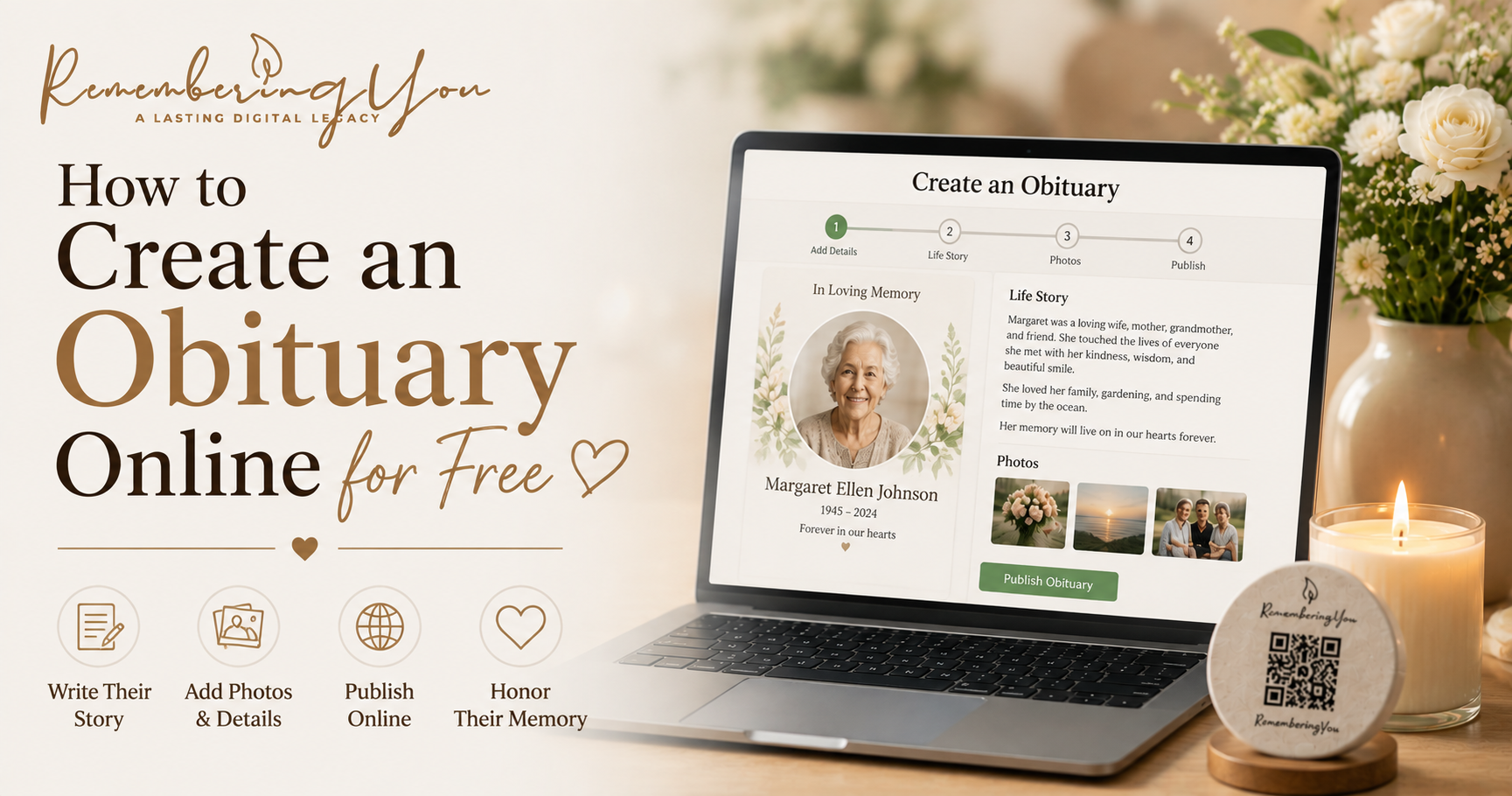 How to Create an Obituary Online for Free