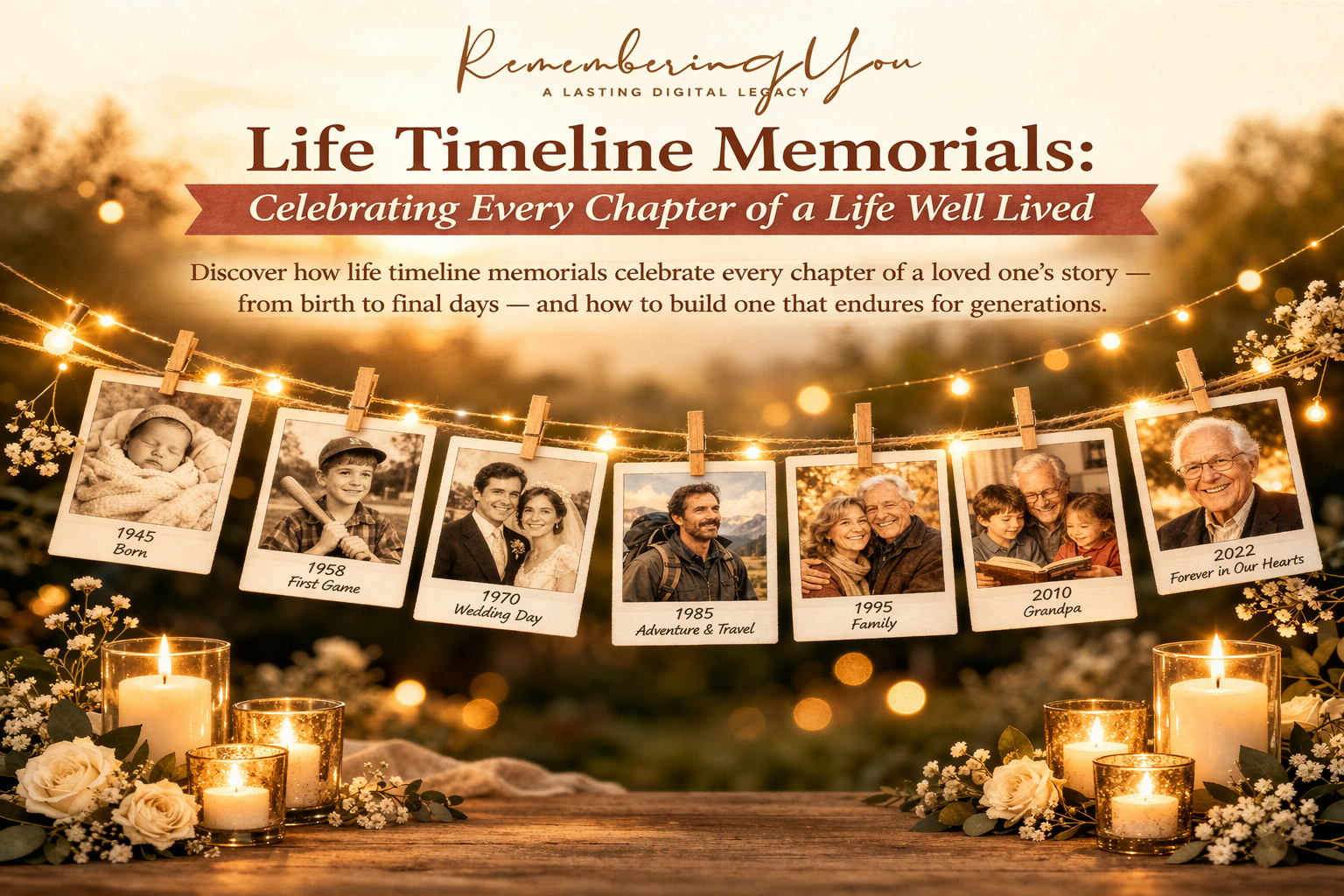 Life Timeline Memorials: Celebrating Every Chapter of a Life Well Lived
