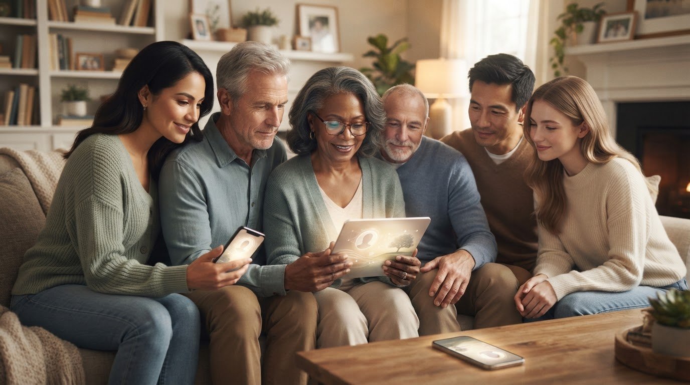 How to Share an Online Memorial With Family and Friends